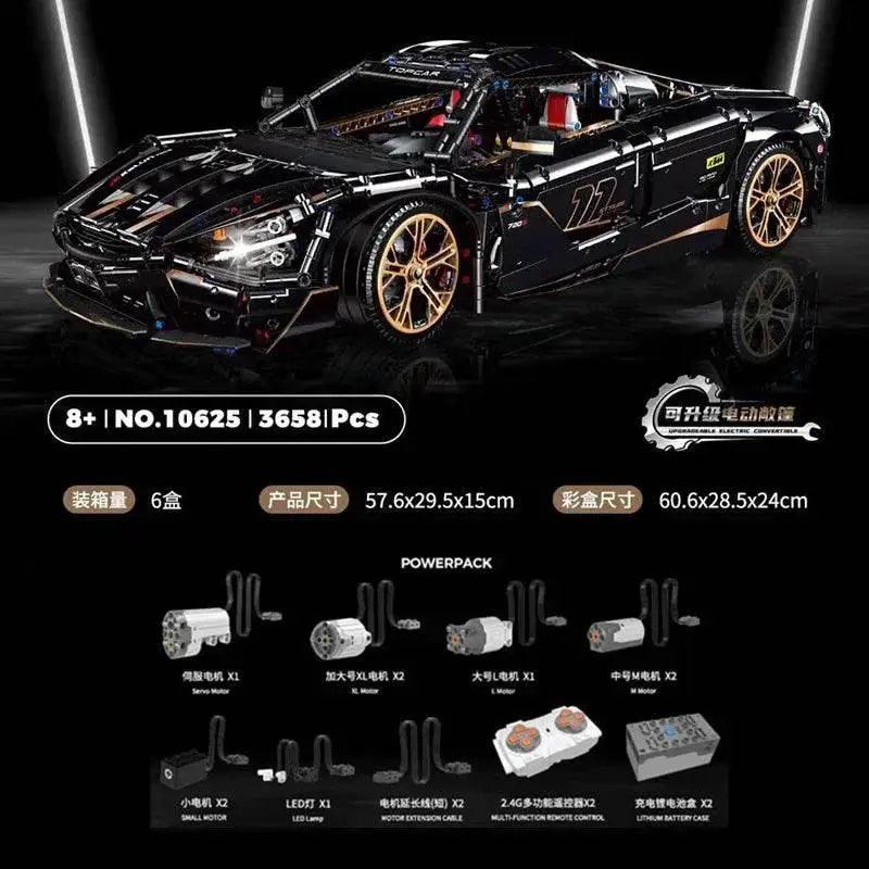  Powerful MOC Racing Car Model With Motor Toyland EU -  ToylandEU™