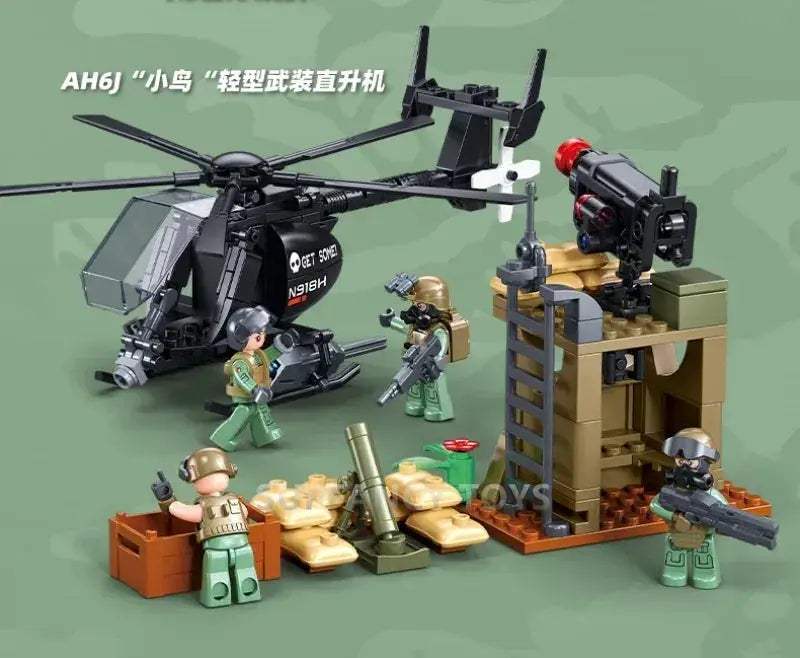  Powerful Military Blocks 744 Piece Block Set Toyland EU -  ToylandEU™