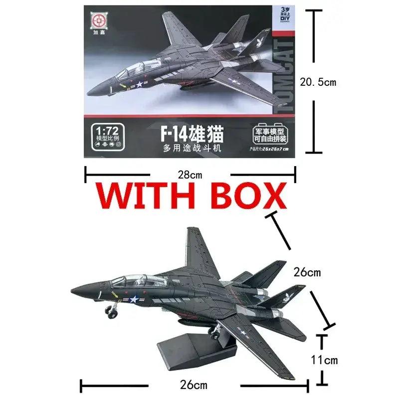  Powerful Military Blocks Aircraft 1 72 Scale Toyland EU -  ToylandEU™