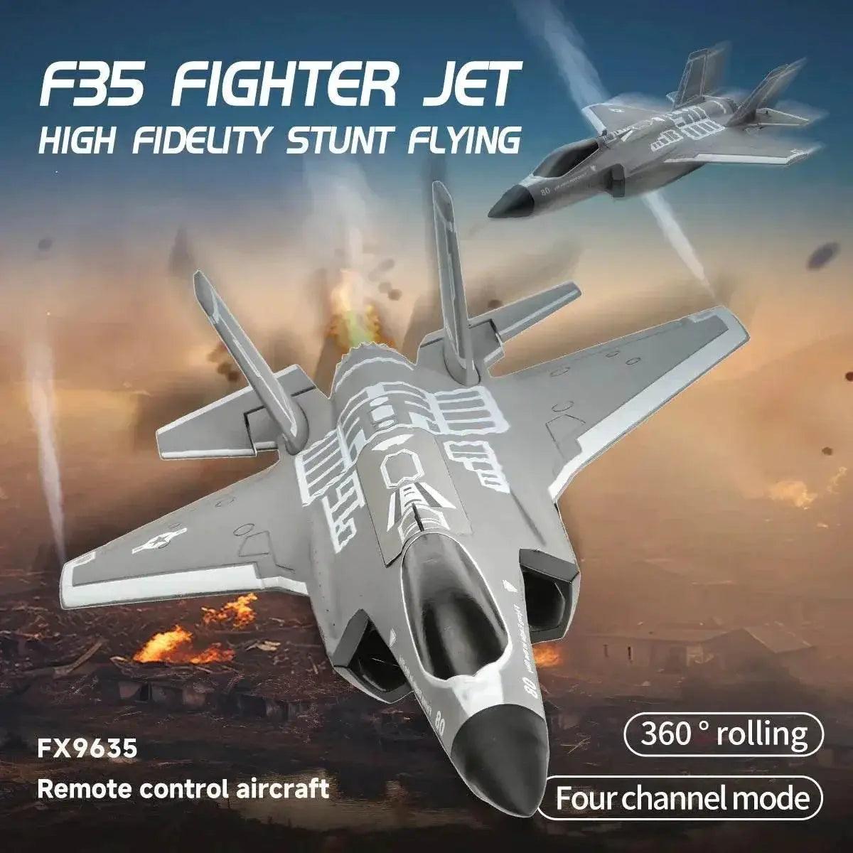  Powerful RC Plane Brushless Stunt 4CH Toyland EU -  ToylandEU™
