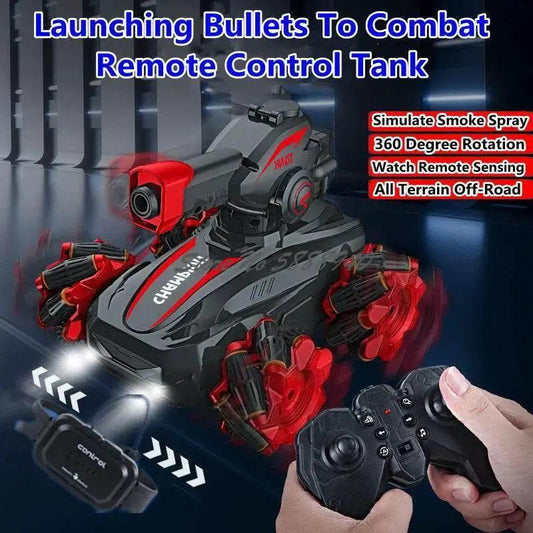  Powerful RC Tank 360 Rotation Smoke All Terrain Toyland EU -  ToylandEU™