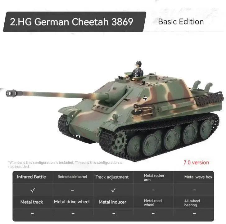  Powerful RC Tank Metal 1x16 Cheetah Fighter Toyland EU -  ToylandEU™