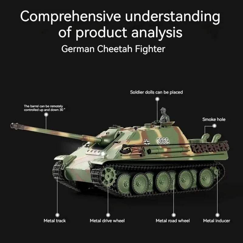  Powerful RC Tank Metal 1x16 Cheetah Fighter Toyland EU -  ToylandEU™