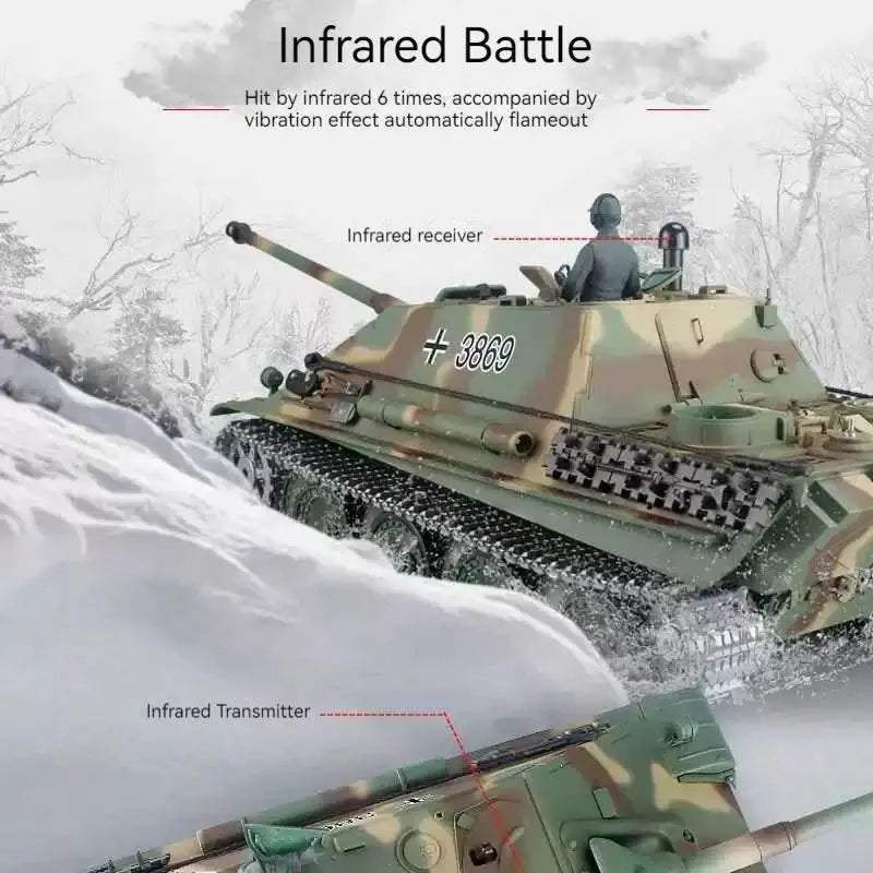  Powerful RC Tank Metal 1x16 Cheetah Fighter Toyland EU -  ToylandEU™