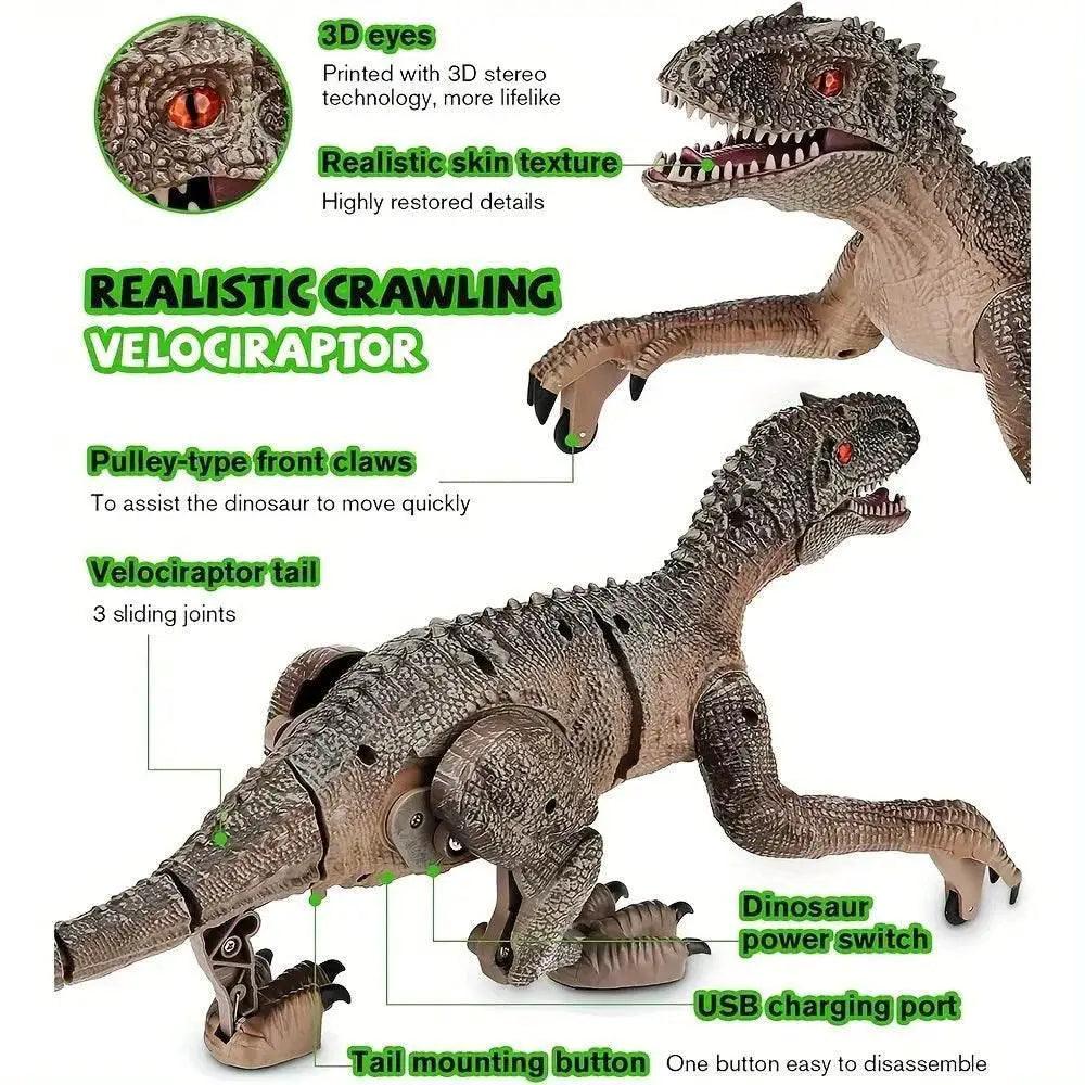  Powerful Realistic Led RC Dinosaur Toy Toyland EU -  ToylandEU™