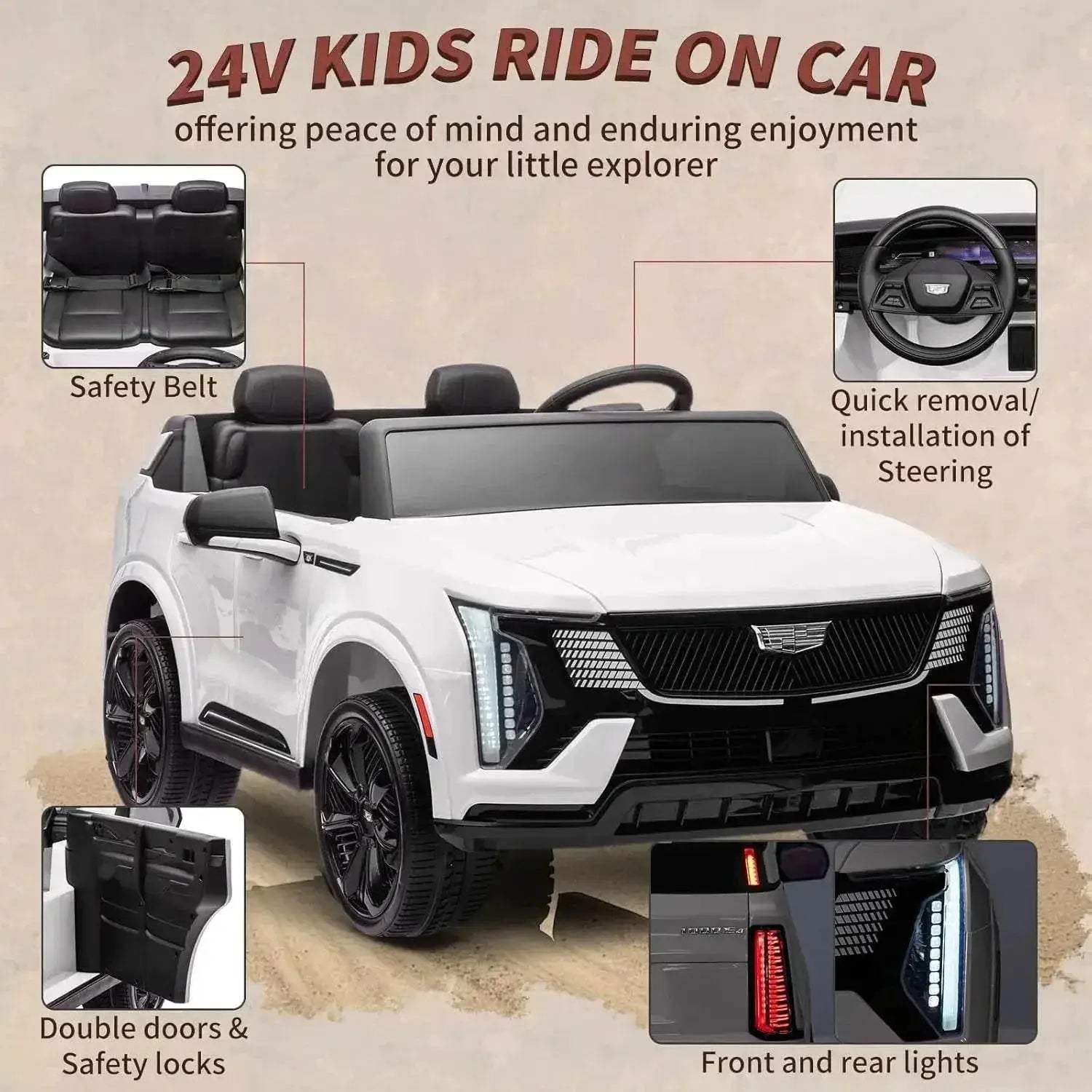  Powerful Ride On Car 24V Vehicle Toyland EU -  ToylandEU™