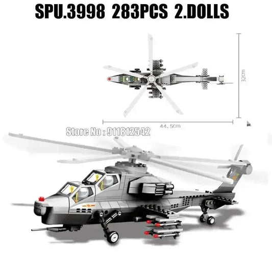  Powerful Wz-10 Helicopter Gunship Blocks Toyland EU -  ToylandEU™