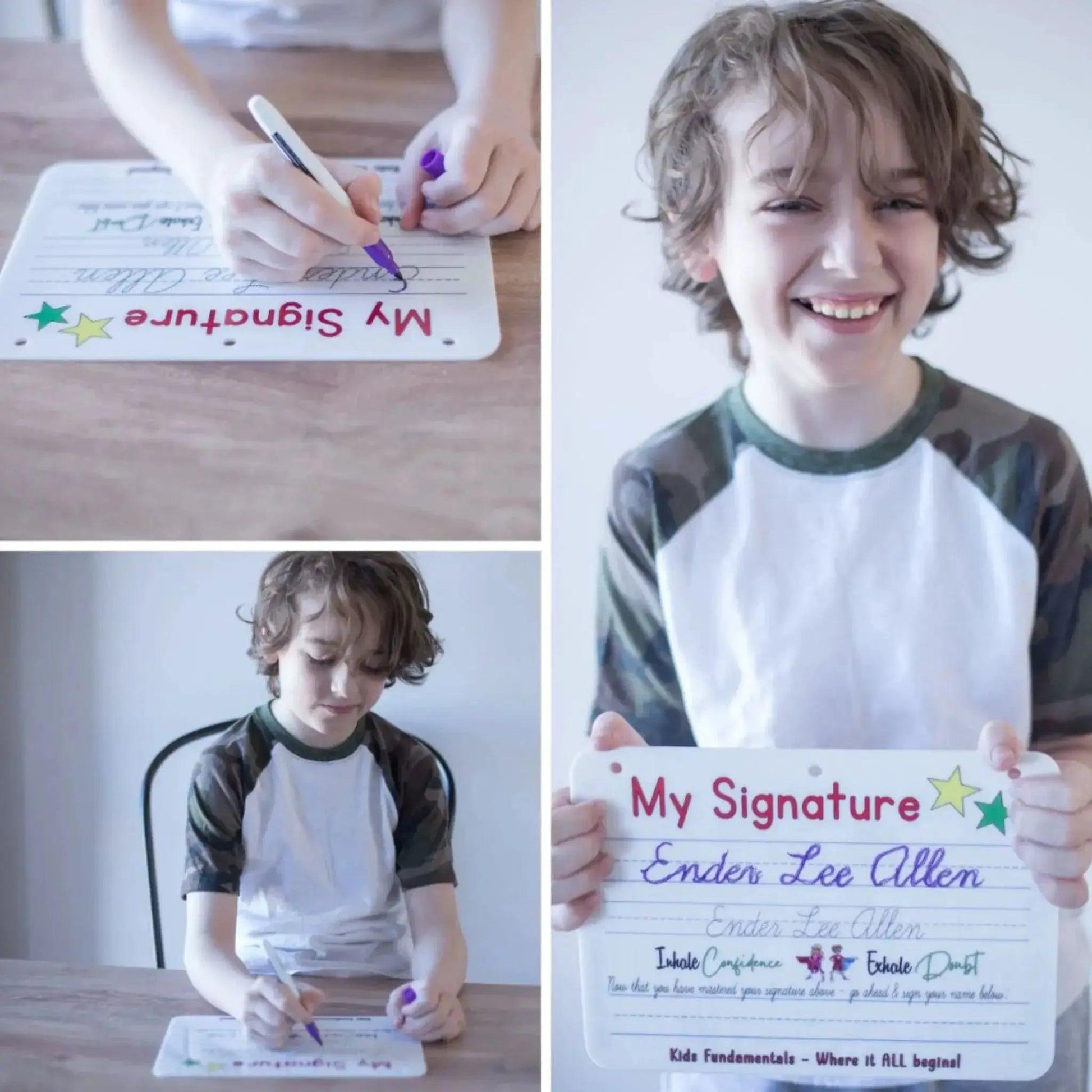  Personalized Cursive Writing Practice Board - Reusable -  ToylandEU™
