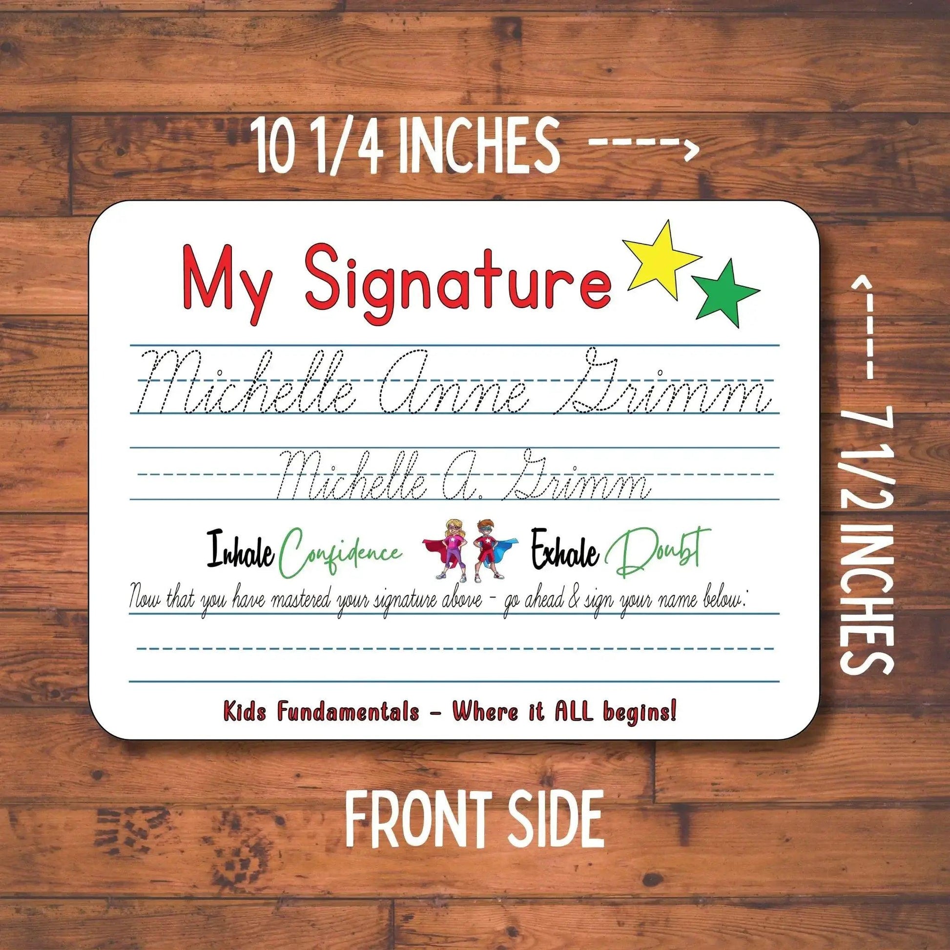  Personalized Cursive Writing Practice Board - Reusable -  ToylandEU™