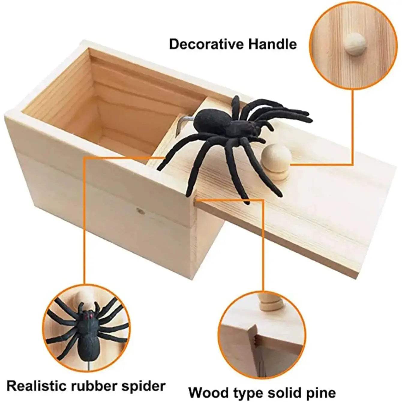 Prank Spider Box Gag Toy For Home Office Surprise Gift - ToylandEU