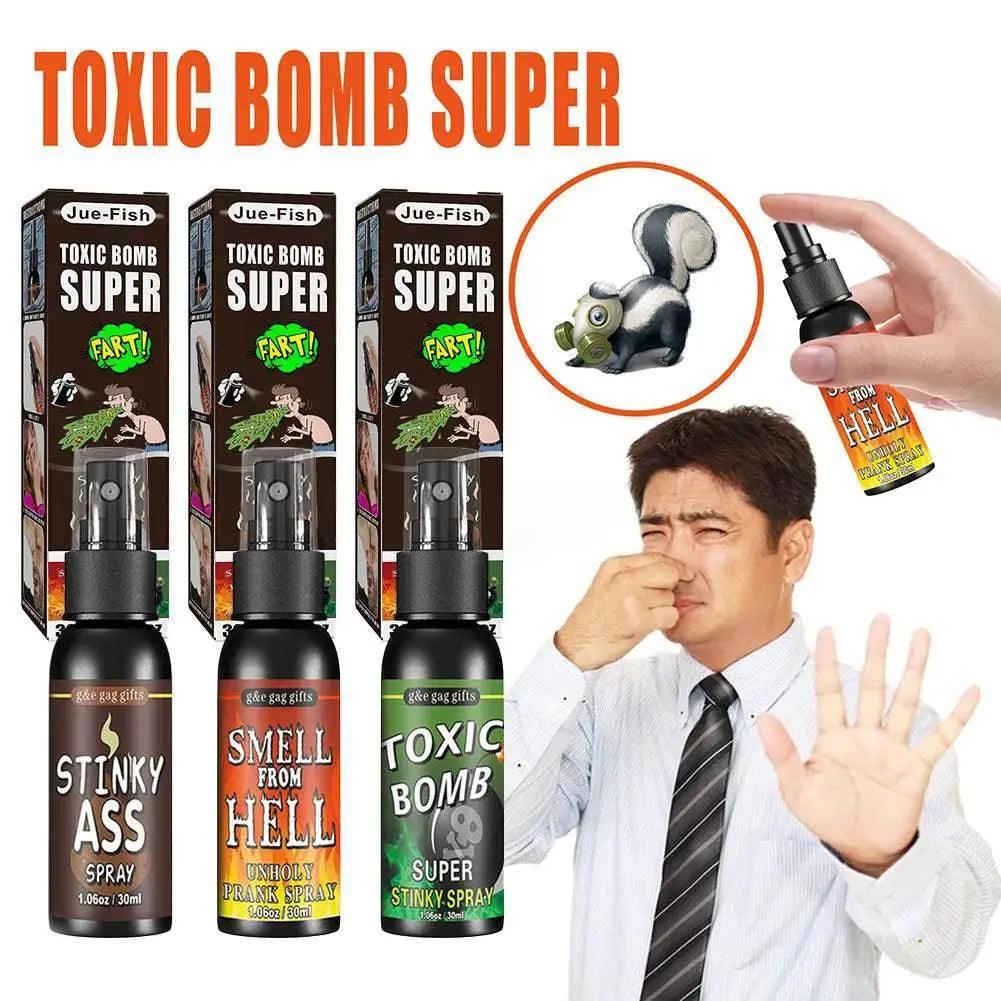  30ml Fart Gag Spray Prank Joke Plastic Smelly Stinky Gags Party Supplies Spray Can Stink for Adults Kids Non Toxic Halloween -  ToylandEU™