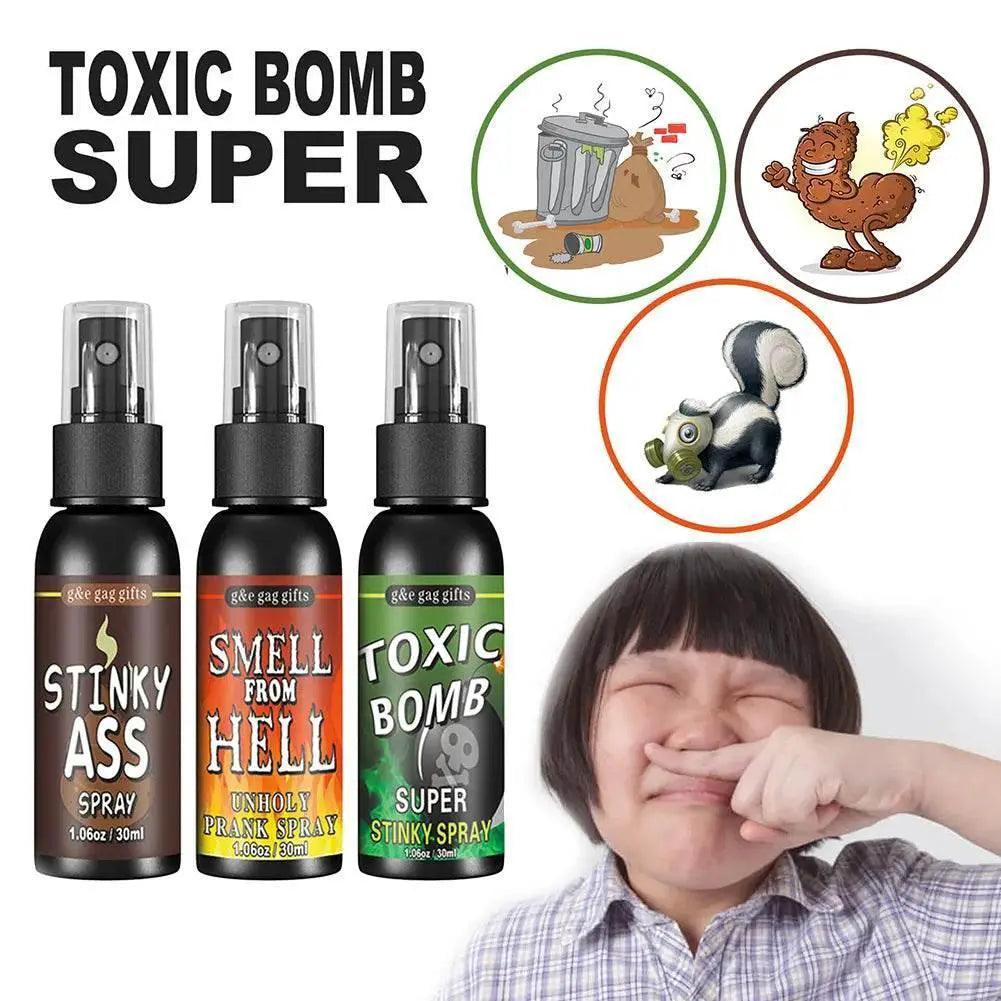  30ml Fart Gag Spray Prank Joke Plastic Smelly Stinky Gags Party Supplies Spray Can Stink for Adults Kids Non Toxic Halloween -  ToylandEU™