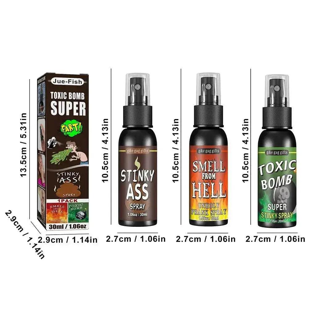  30ml Fart Gag Spray Prank Joke Plastic Smelly Stinky Gags Party Supplies Spray Can Stink for Adults Kids Non Toxic Halloween -  ToylandEU™