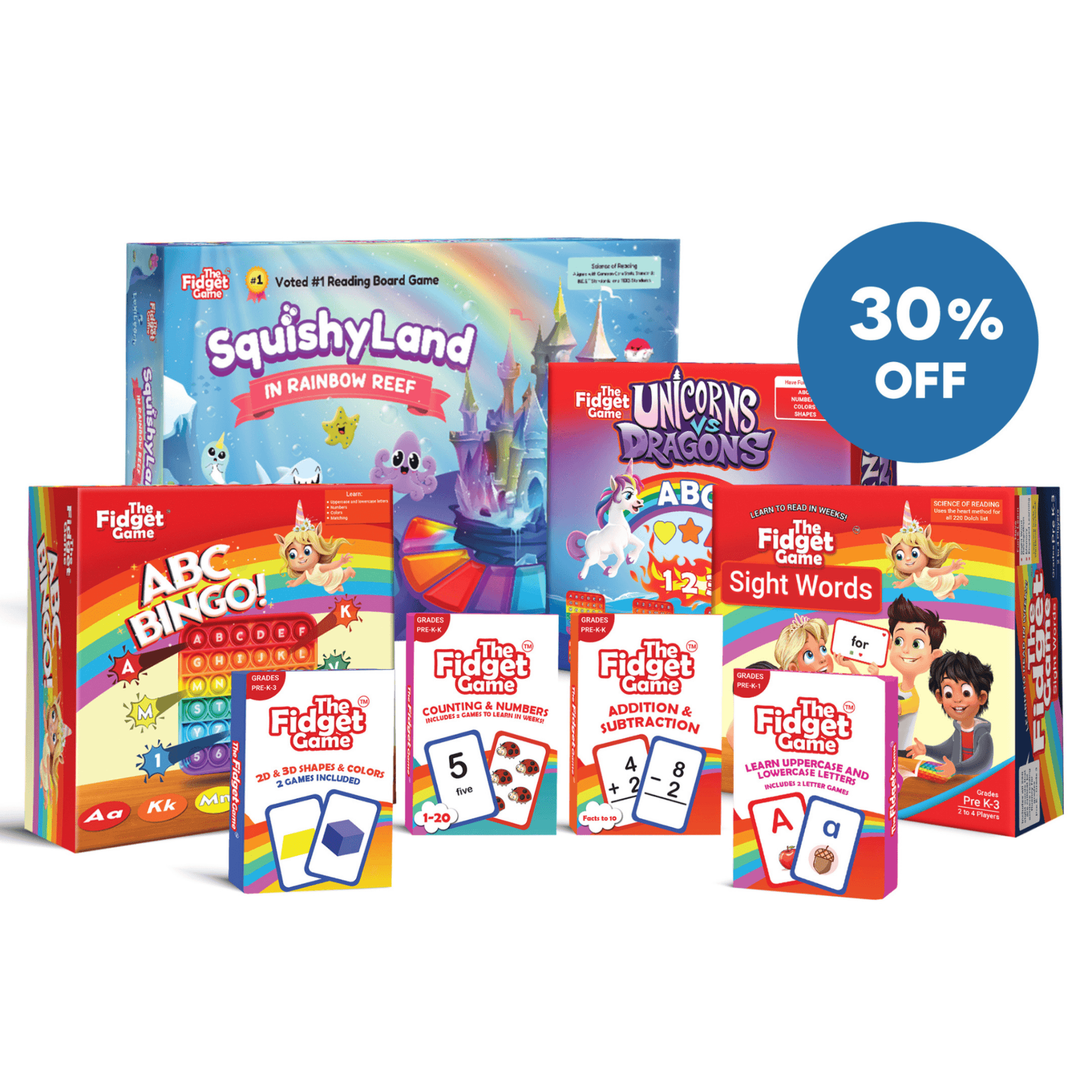 Pre K Learning Bundle For Differentiated Classroom And Home - The Fidget Games