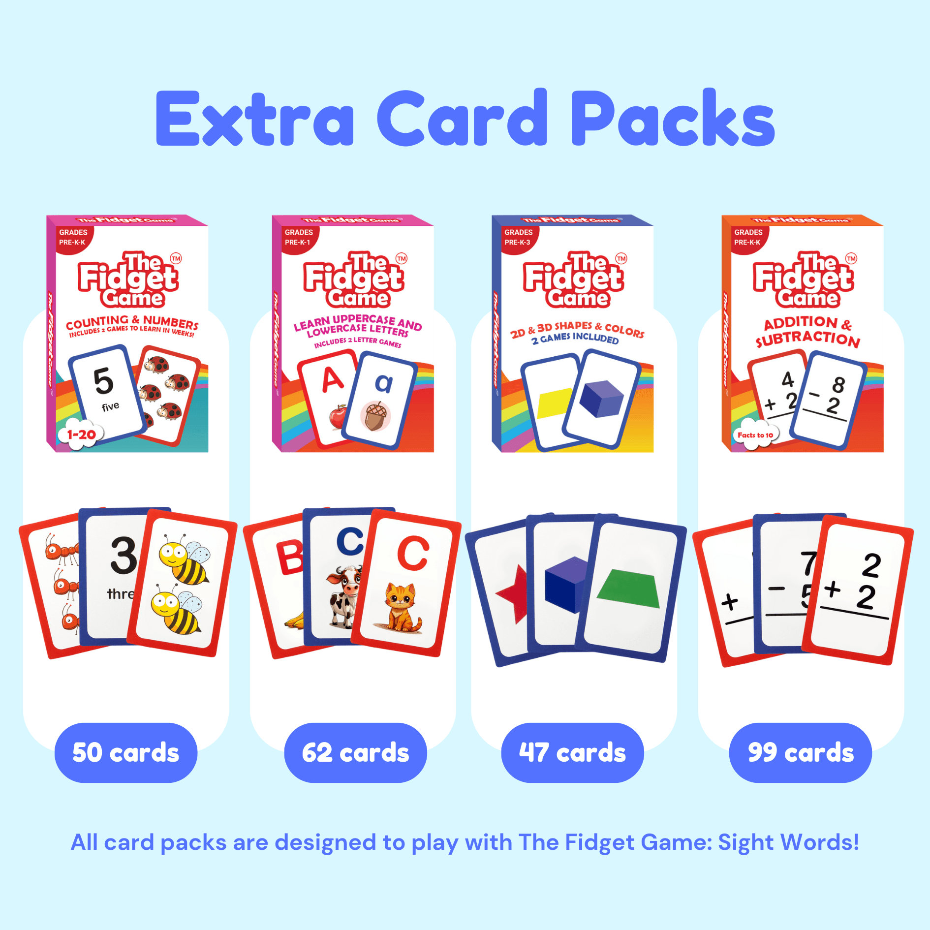 Pre K Learning Bundle For Differentiated Classroom And Home - The Fidget Games