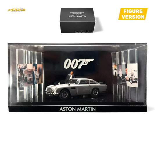 (Pre-Order) Aston Martin DB5 High Gloss Silver Figurine Ver 1:64 - ToylandEU