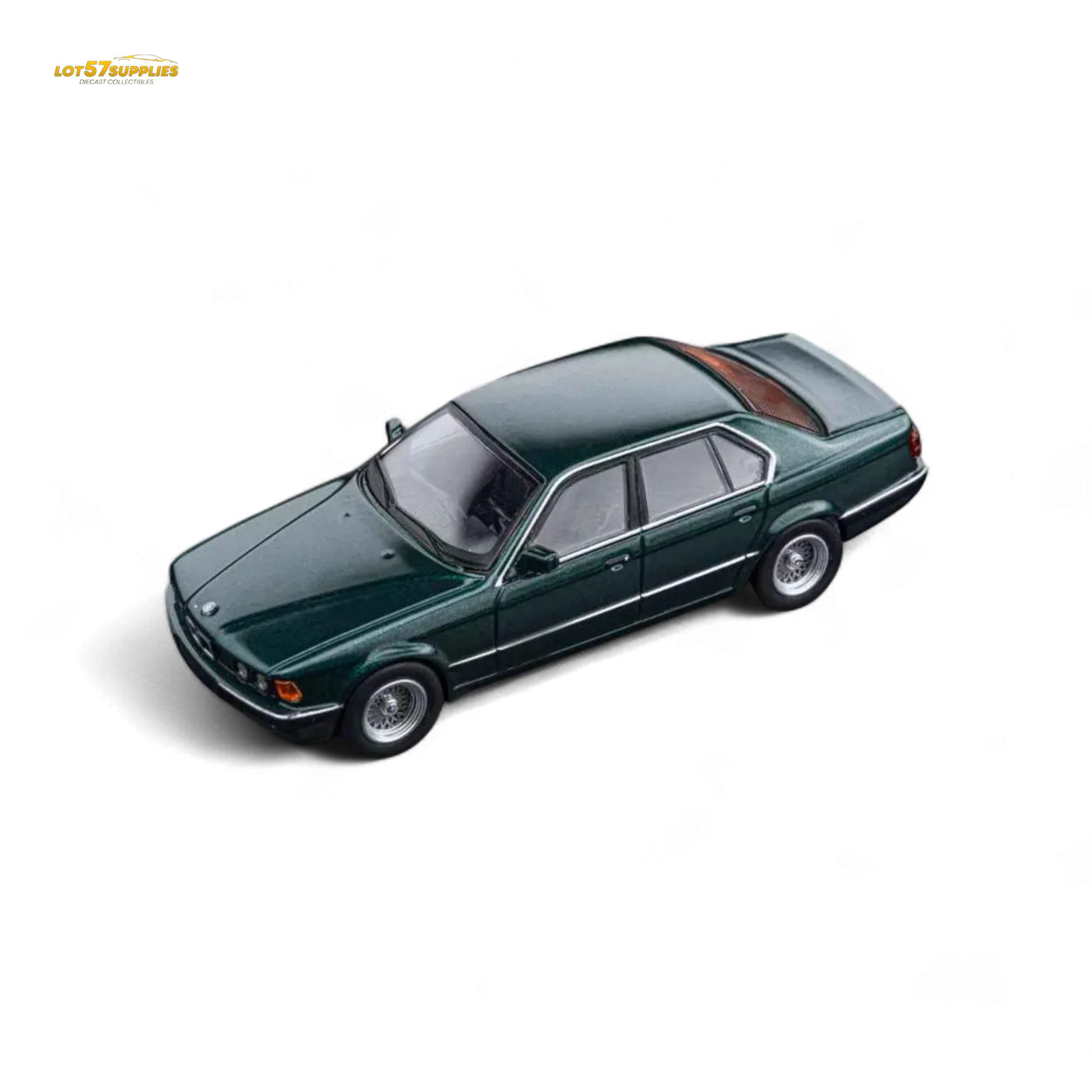 DCM BMW E32 7-Series Diecast 1-64 Oxford Green Preorder - ToylandEU