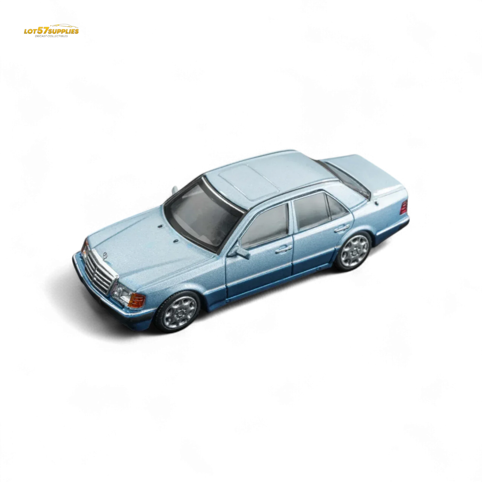 (Pre-Order) DCM 1/64 Benz 500E - Lake Blue 1/64 - ToylandEU