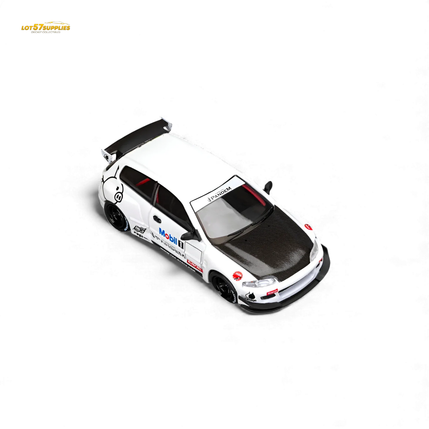 (Pre-Order) Et Model Honda Civic EG6 Mobil 1 Livery 1:64 - ToylandEU