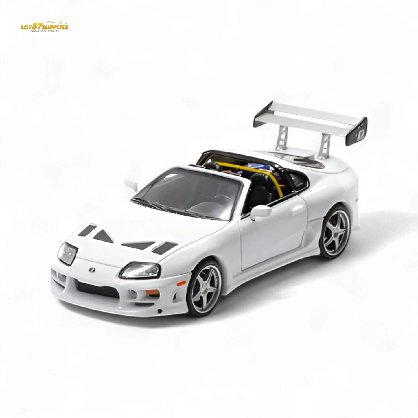 (Pre-Order) Fast Speed Supra Targa White 1:64 - ToylandEU