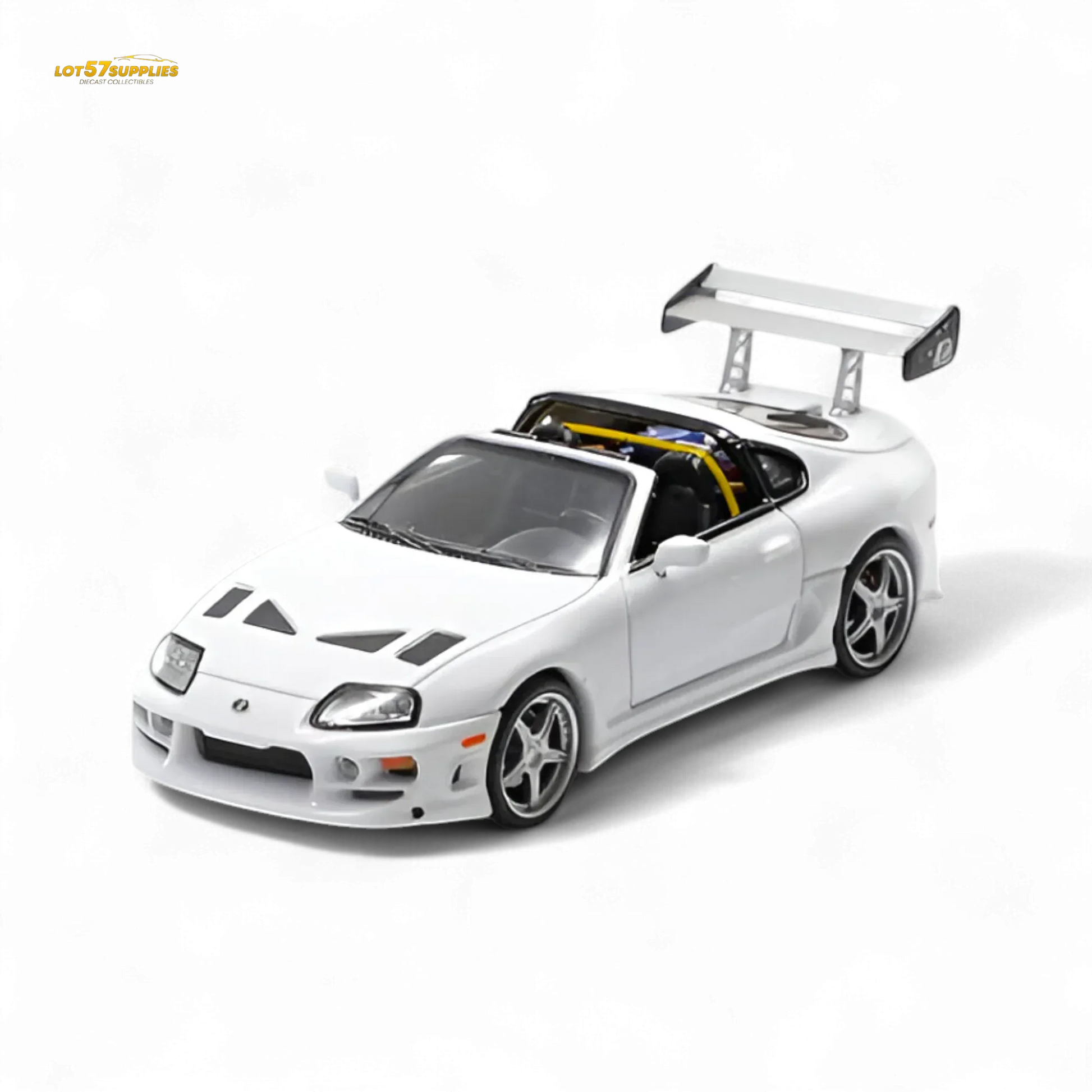 (Pre-Order) Fast Speed Supra Targa White 1:64 - ToylandEU