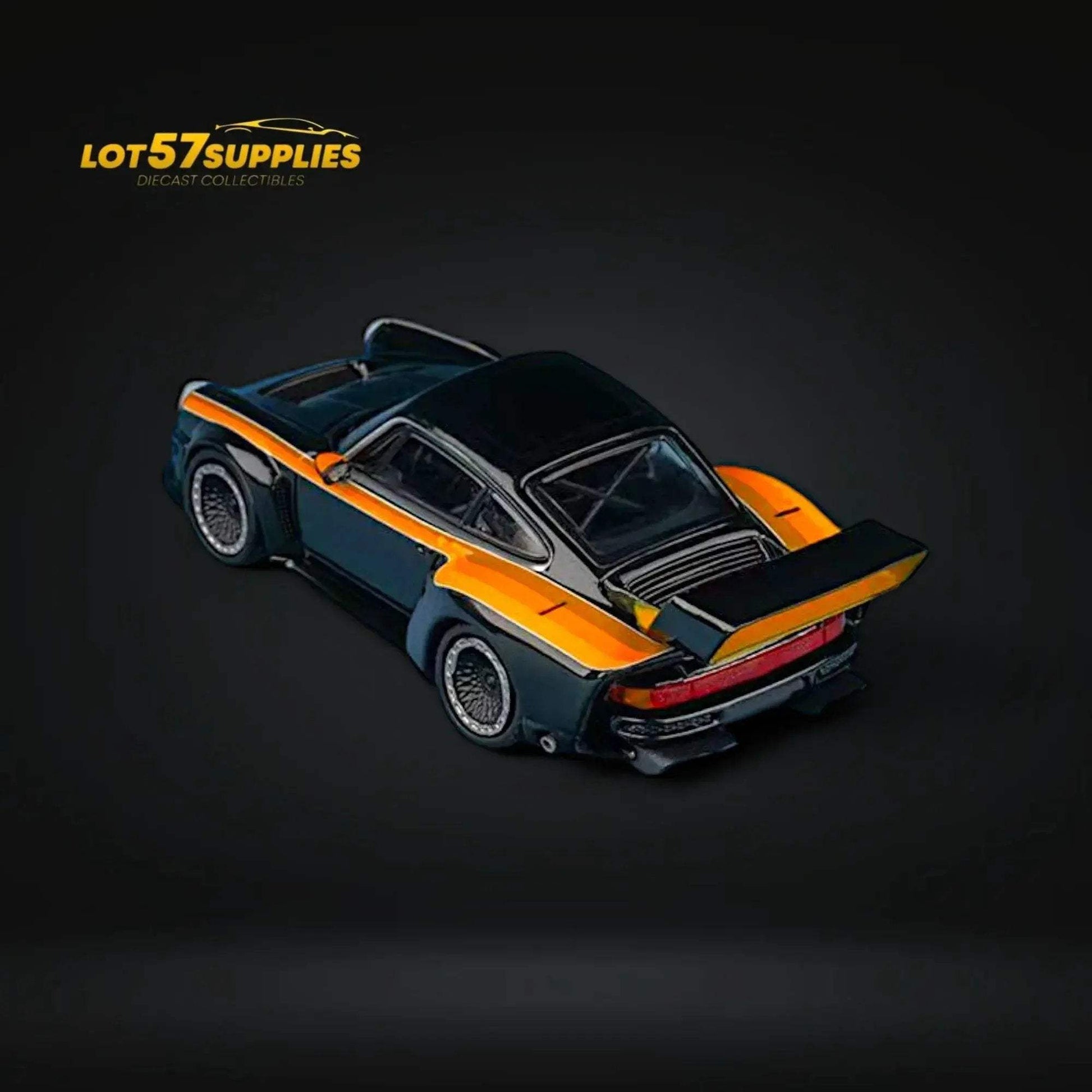 (Pre-Order) Findclassically Singer DLS Turbo High Tail Black Pearl Track Version 1:64 - ToylandEU