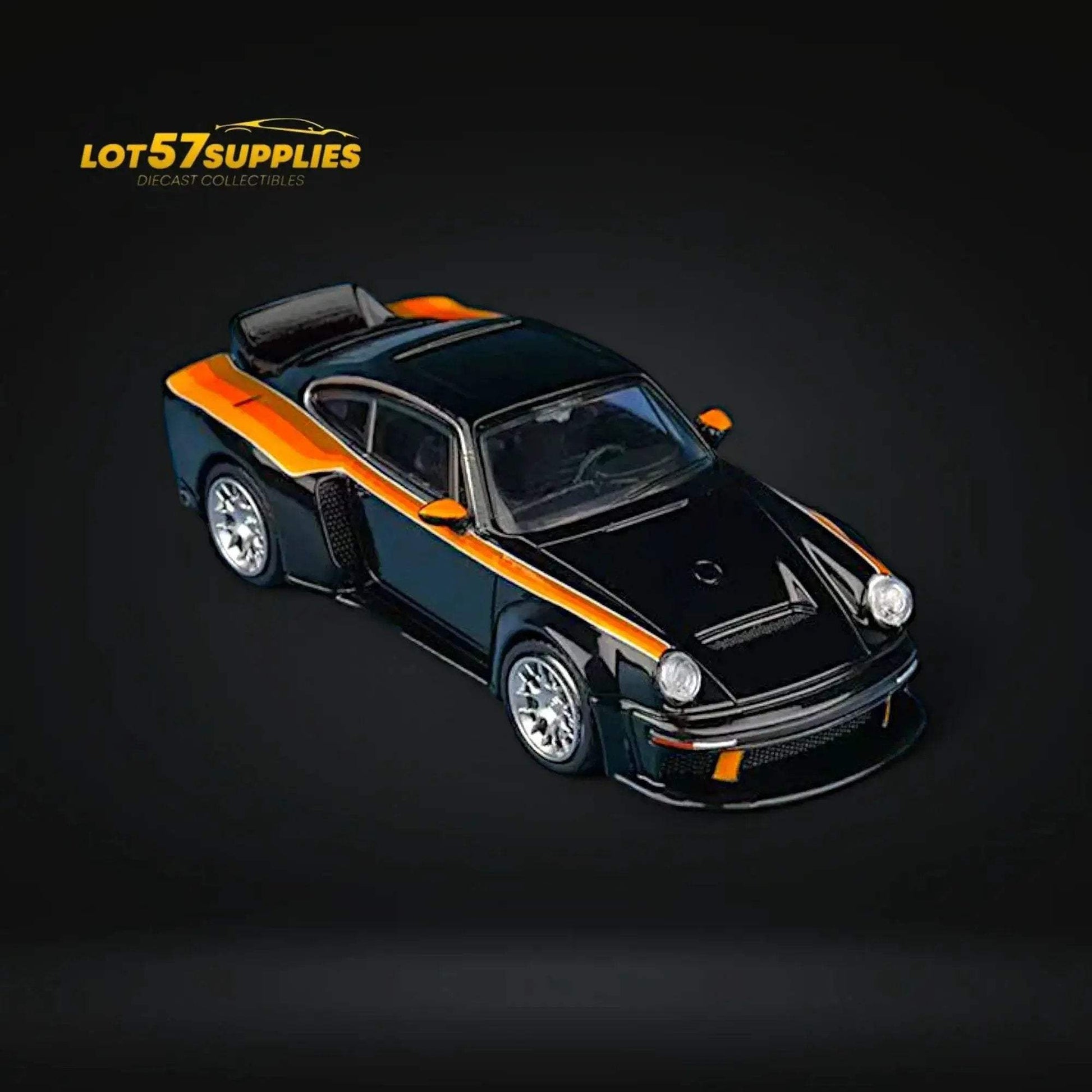 (Pre-Order) Findclassically Singer DLS Turbo Low Tail Black Pearl Road Version 1:64 - ToylandEU