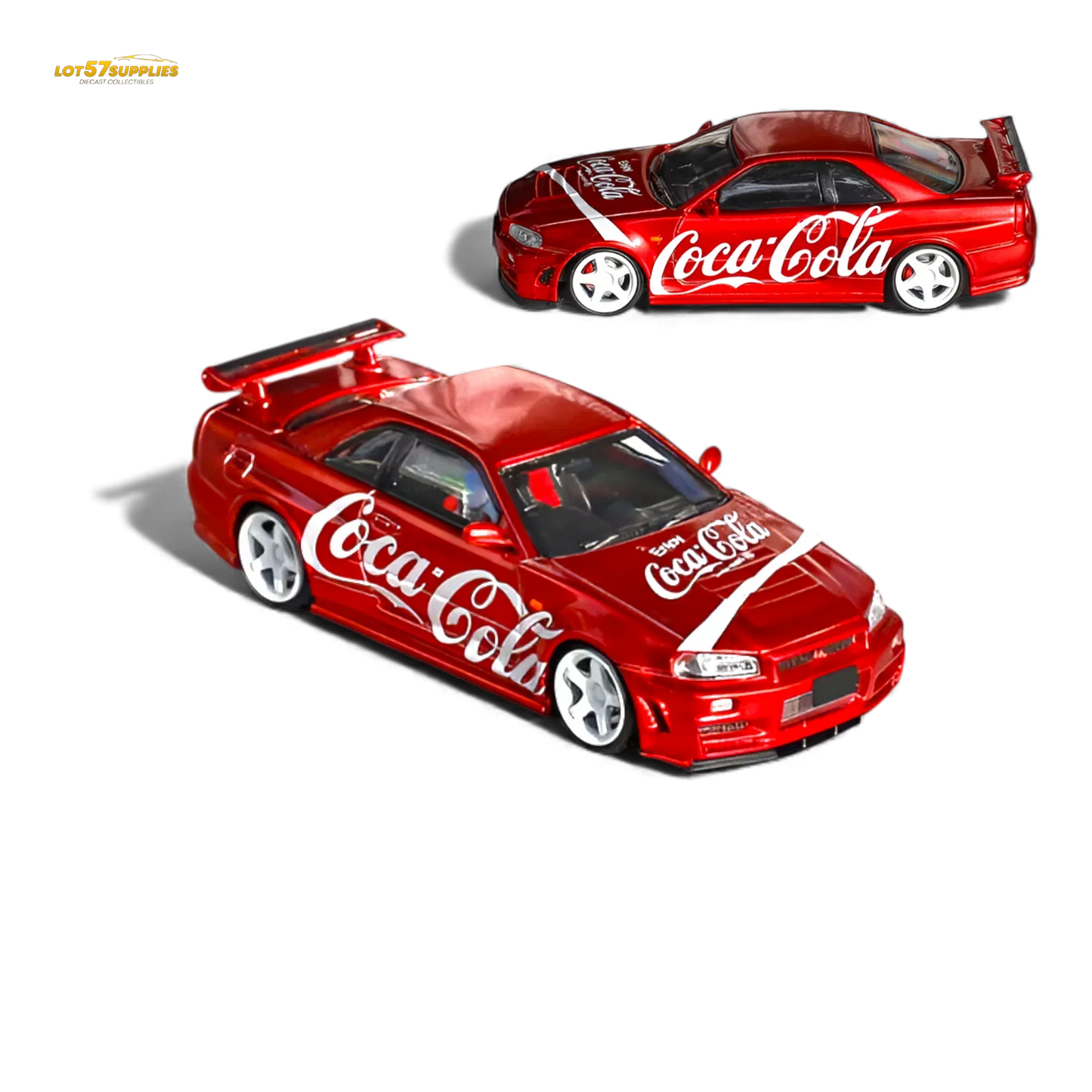 Nissan Skyline GTR Diecast R34 Coca Cola Limited Edition - ToylandEU