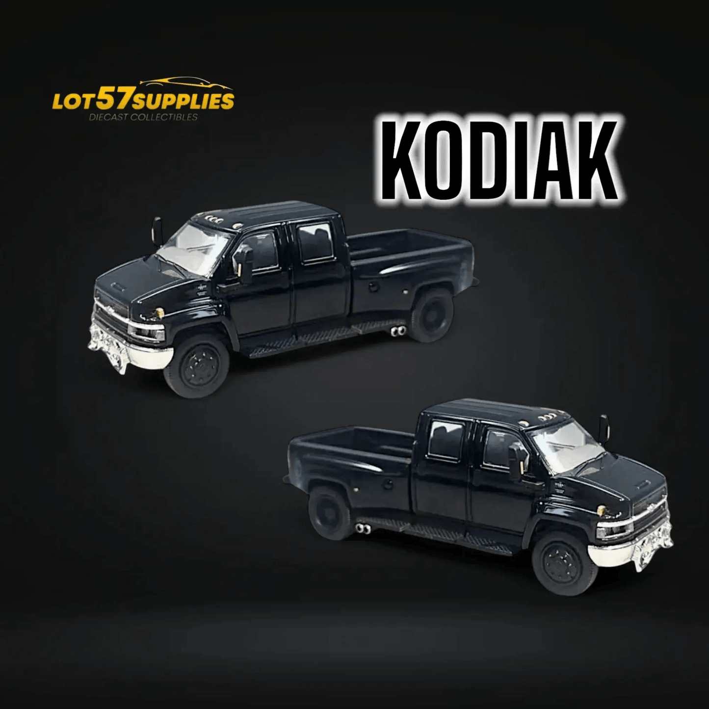  (Pre-Order) GOC Chevrolet KODIAK Pickup - Black 1:64 -  ToylandEU™
