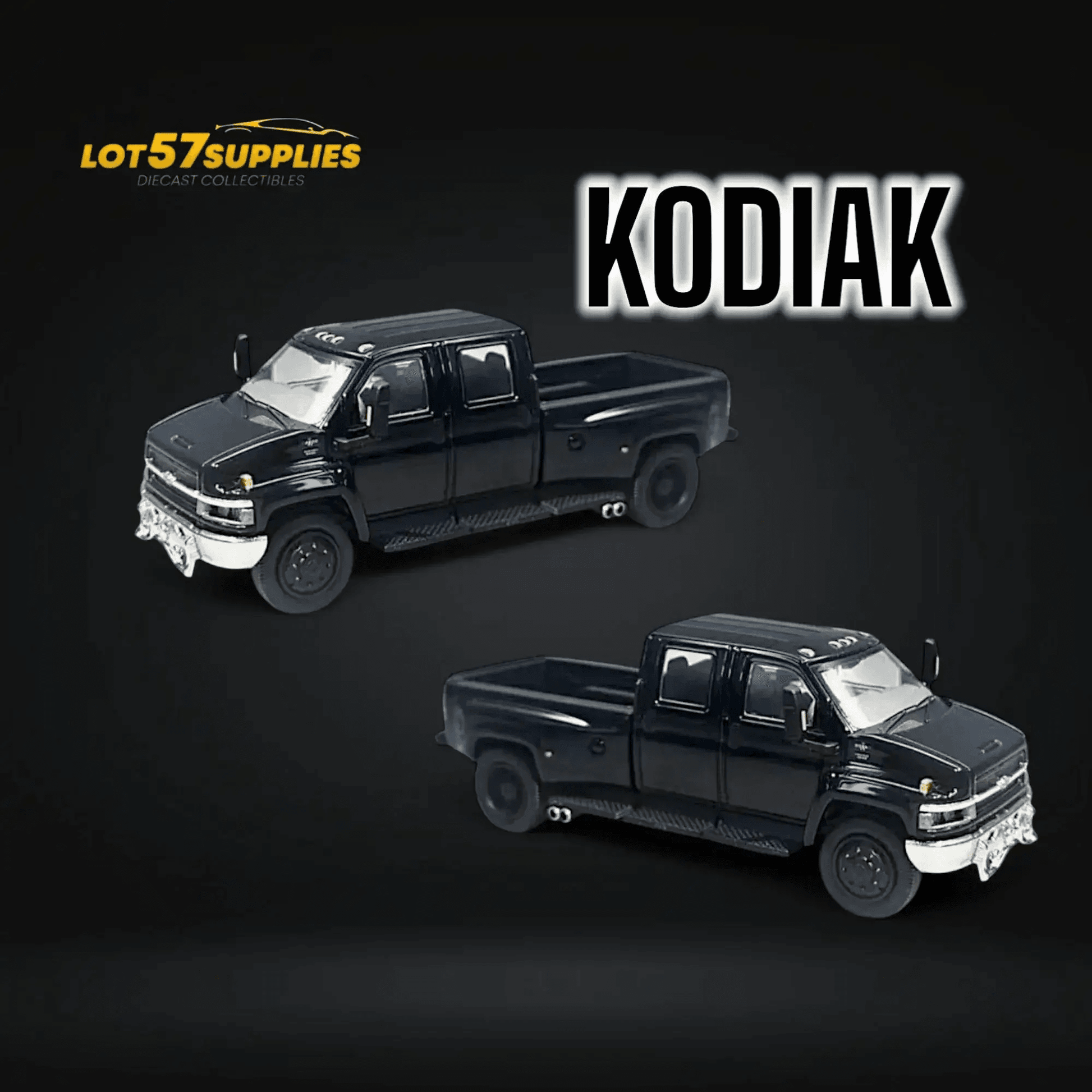 (Pre-Order) GOC Chevrolet KODIAK Pickup - Black 1:64 - ToylandEU