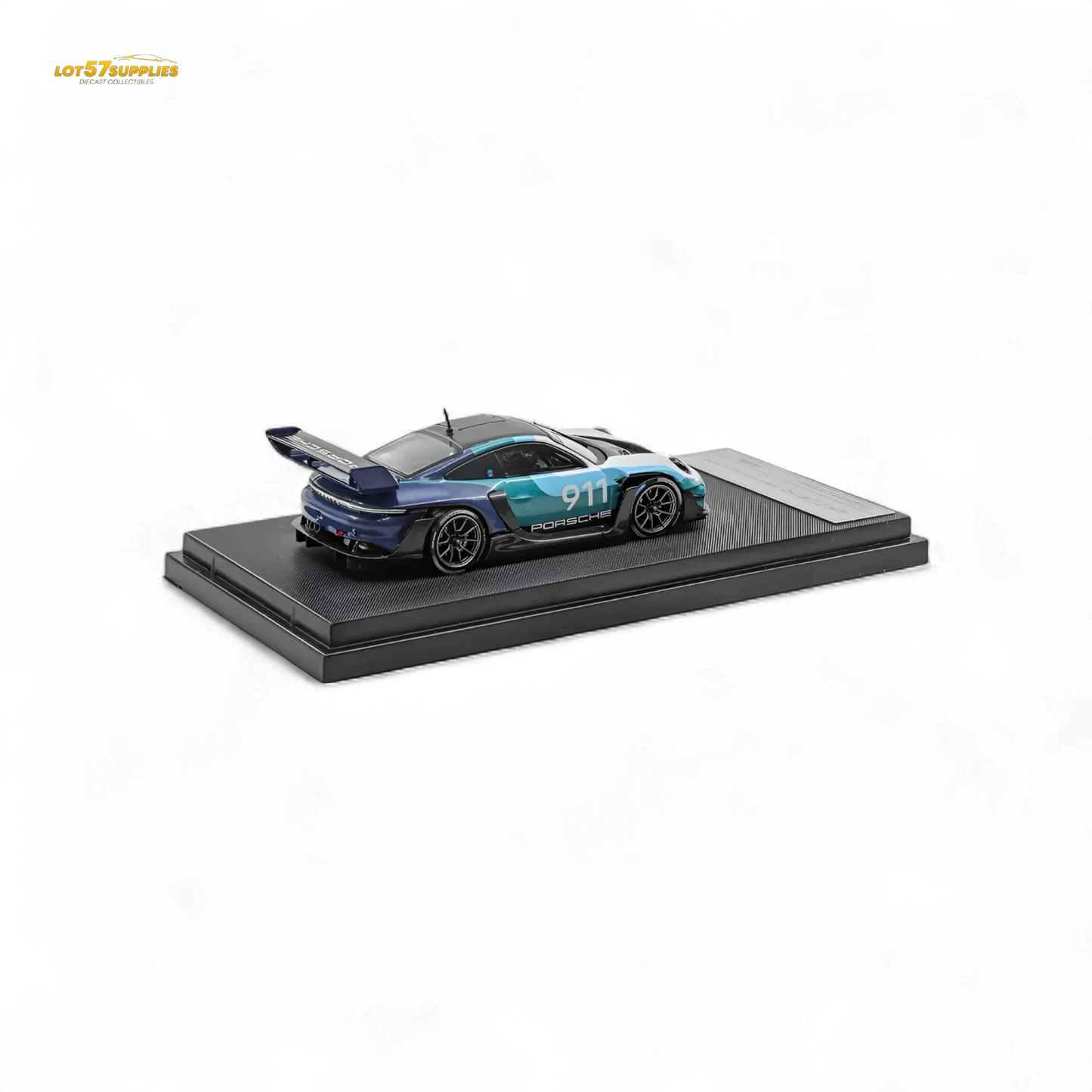 Porsche 911 GT3 R Premium Diecast Rennsport Edition Blue White - ToylandEU