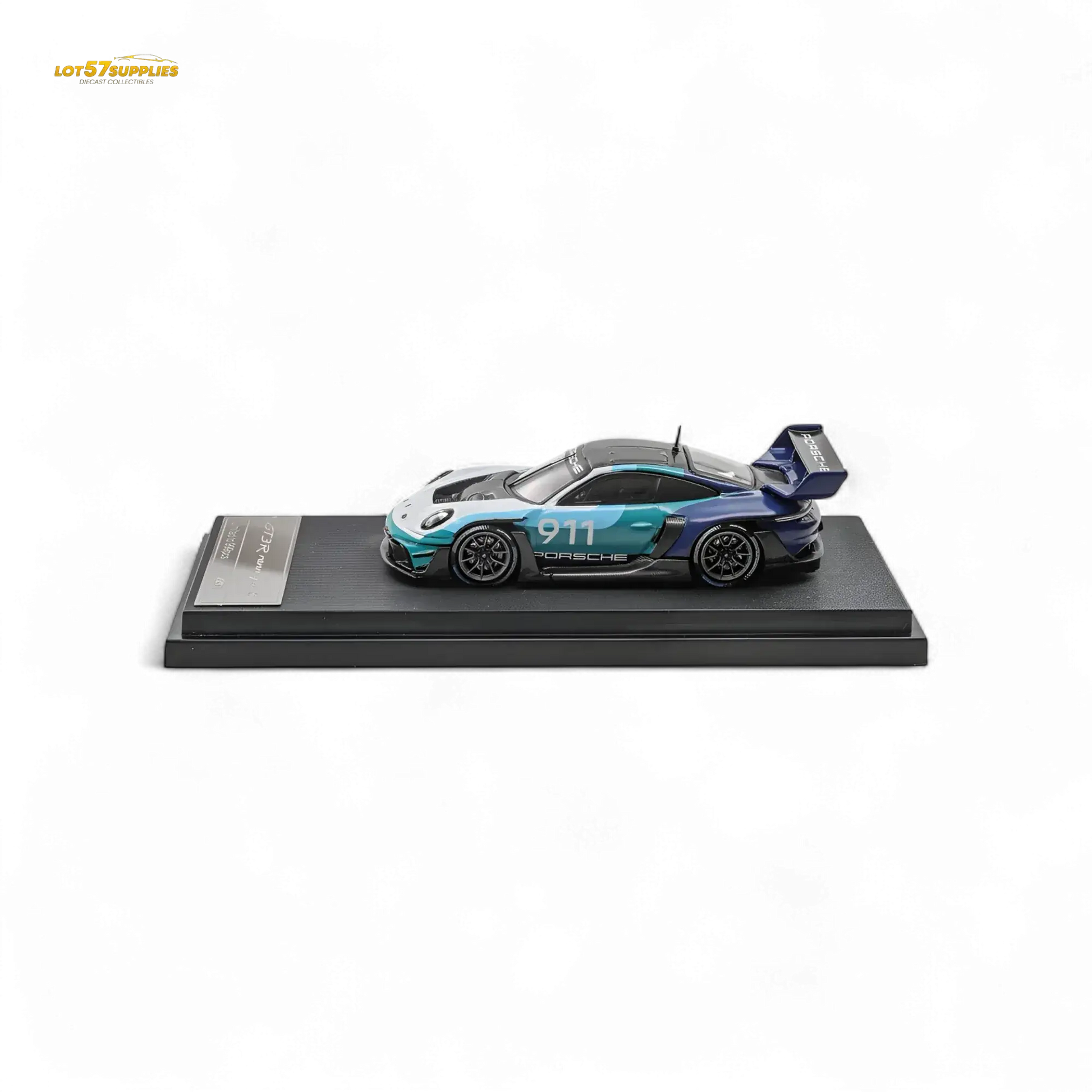 Porsche 911 GT3 R Premium Diecast Rennsport Edition Blue White - ToylandEU