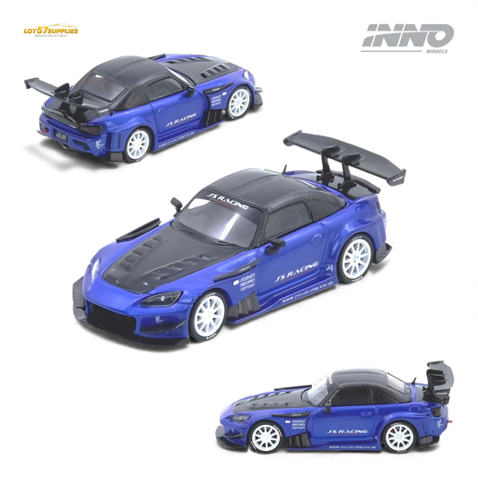 (Pre-Order) INNO64 Honda S2000 J's Racing Blue 1:64 - ToylandEU