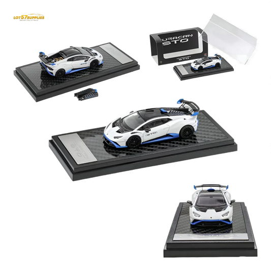 Lamborghini Huracan STO Diecast 1 64 Model Car White Preorder - ToylandEU