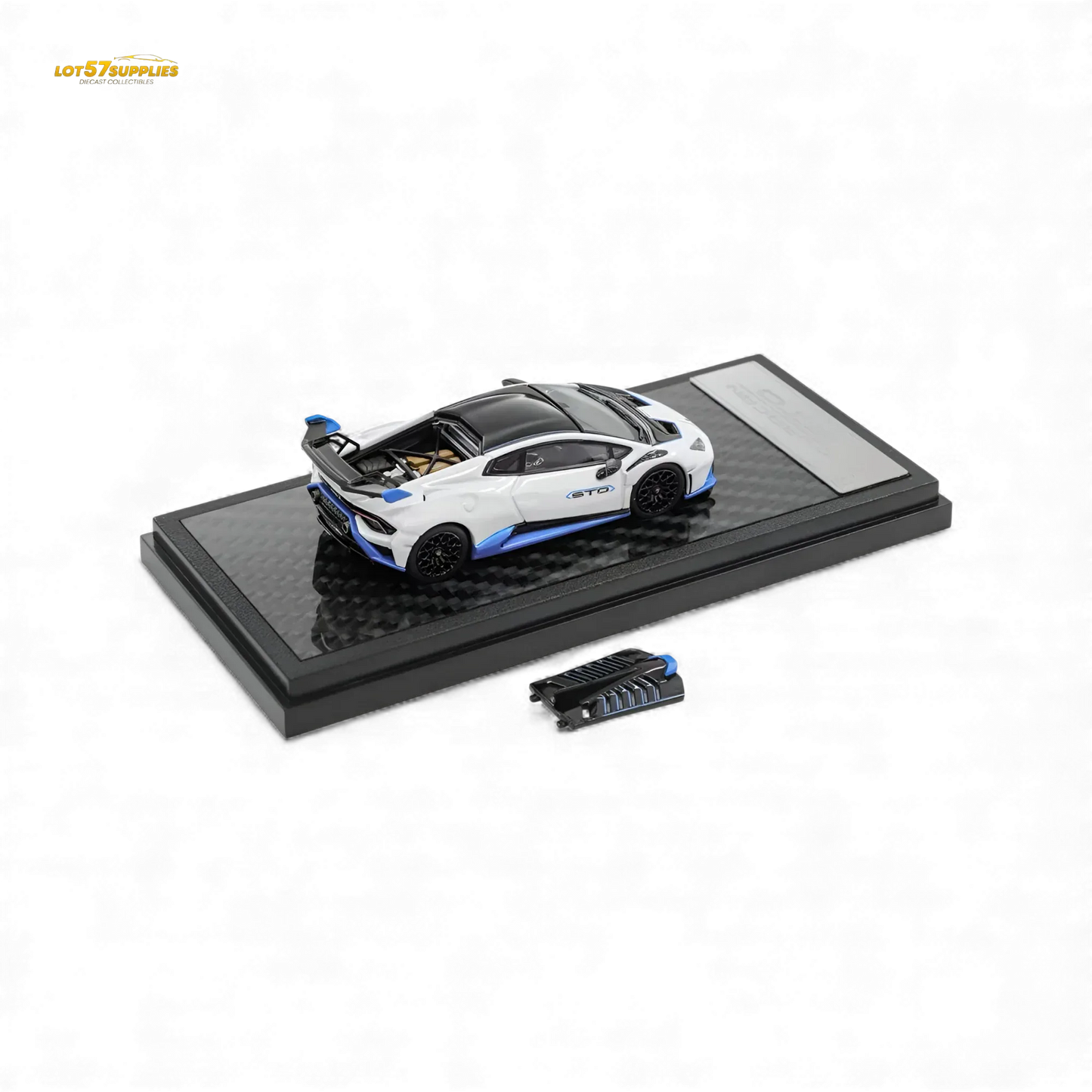 Lamborghini Huracan STO Diecast 1 64 Model Car White Preorder - ToylandEU