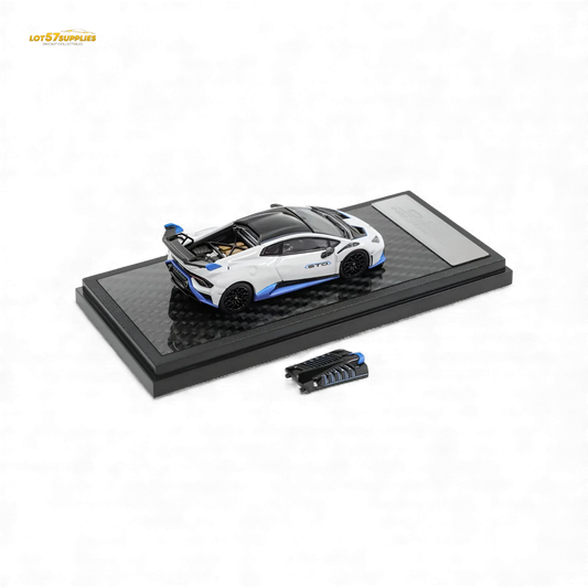 Lamborghini Huracan STO Diecast 1 64 Model Car White Preorder - ToylandEU
