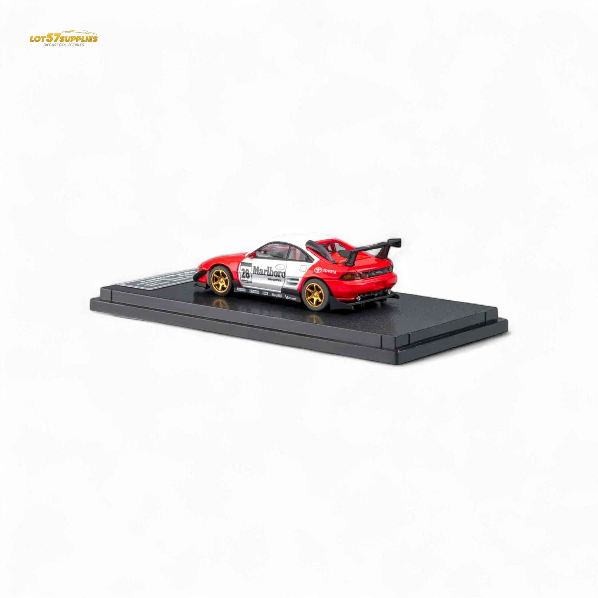 Diecast Toyota MR2 MicroTurbo 1To64 Flip Headlights Marlboro Livery - ToylandEU