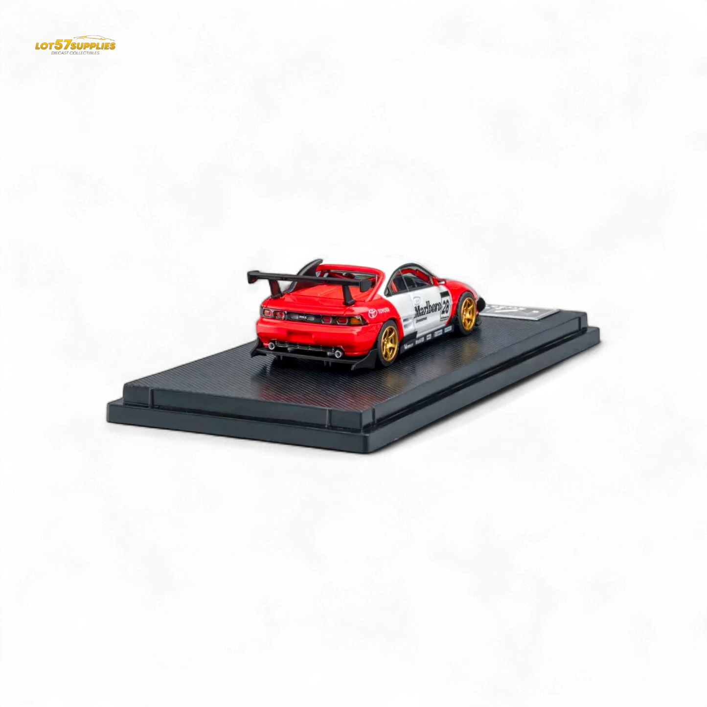 Diecast Toyota MR2 MicroTurbo 1To64 Flip Headlights Marlboro Livery - ToylandEU