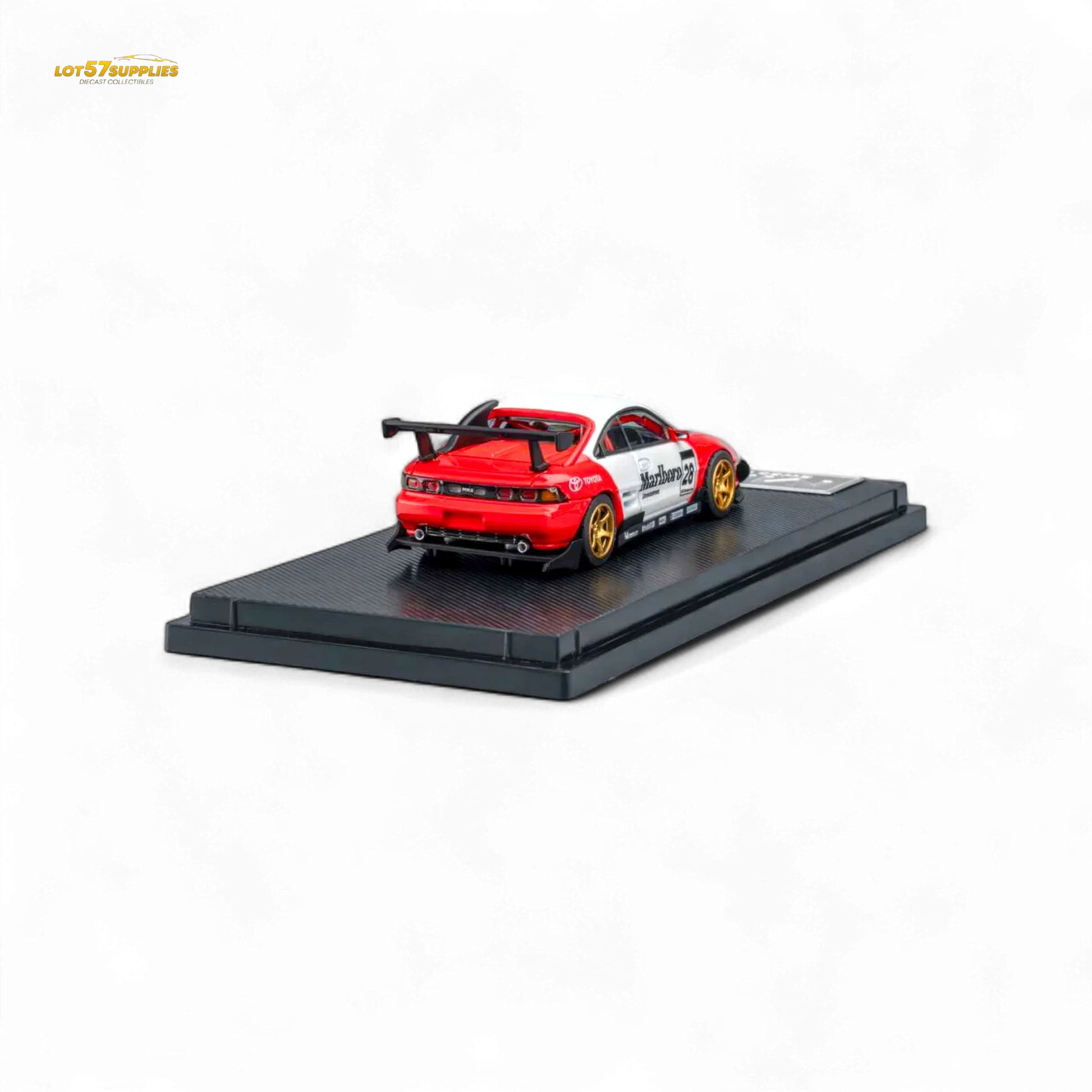 Diecast Toyota MR2 MicroTurbo 1To64 Flip Headlights Marlboro Livery - ToylandEU