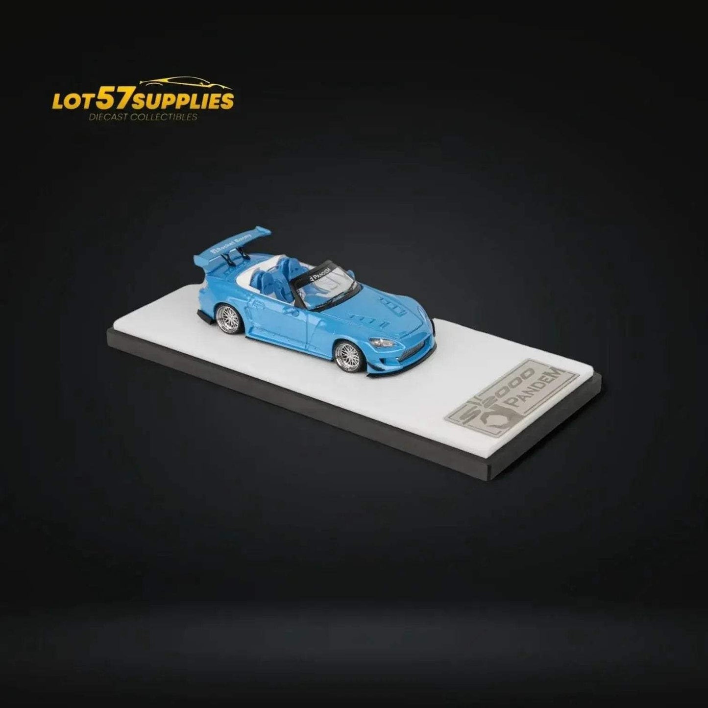 (Pre-Order) Microturbo S2000 Custom Rocket Bunny in Metallic Blue 1:64 - ToylandEU