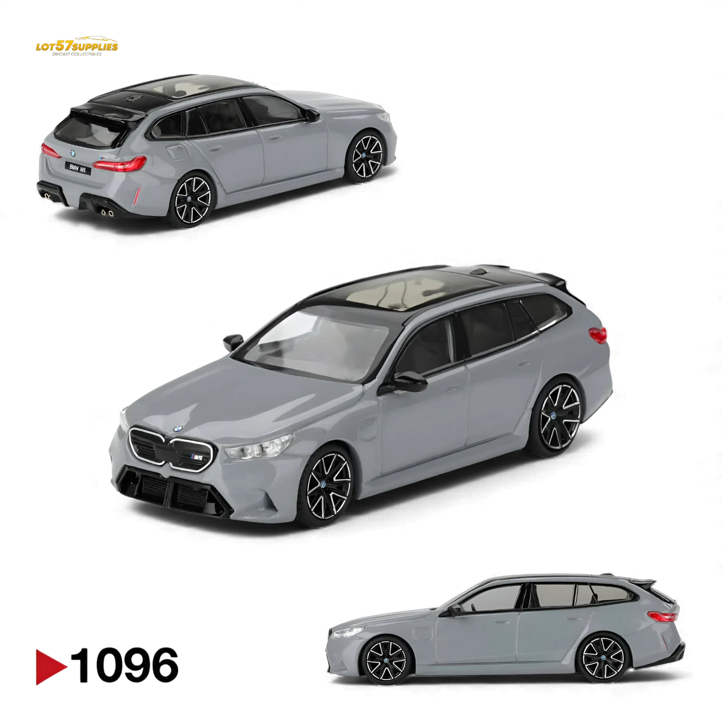 Mini GT BMW M5 Touring Diecast Model Brooklyn Grey Preorder - ToylandEU