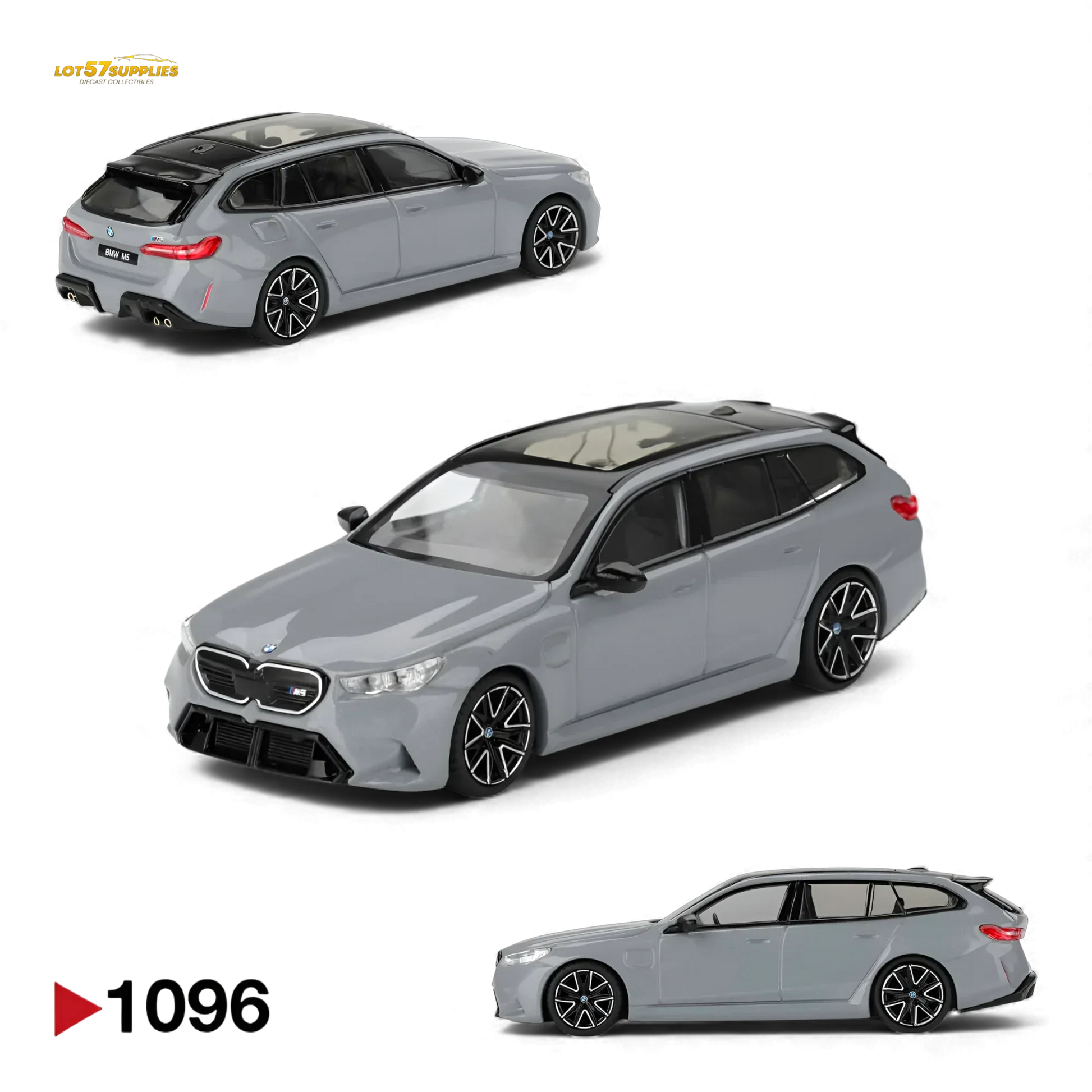 Mini GT BMW M5 Touring Diecast Model Brooklyn Grey Preorder - ToylandEU