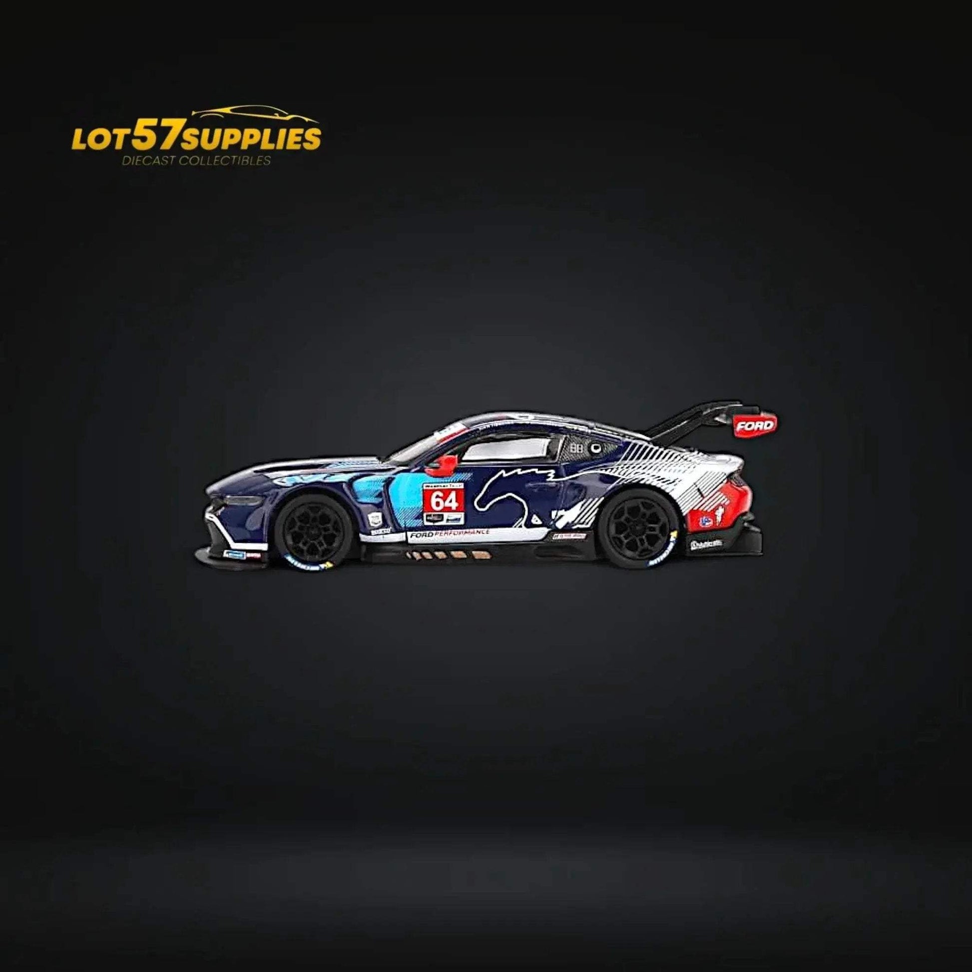 (Pre-Order) Mini-GT Ford Mustang GT3 #64 FMM 2024 IMSA Daytona 24 Hrs #898 1:64 - ToylandEU