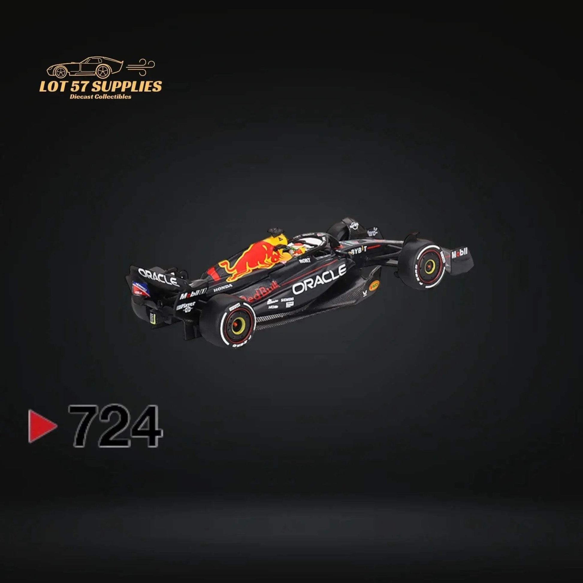 (Pre-Order) Mini-GT Oracle Red Bull Racing RB19 #1 Max Verstappen 2023 F1 2023 Bahrain GP Winner #724 1:64 MGT00724 - ToylandEU