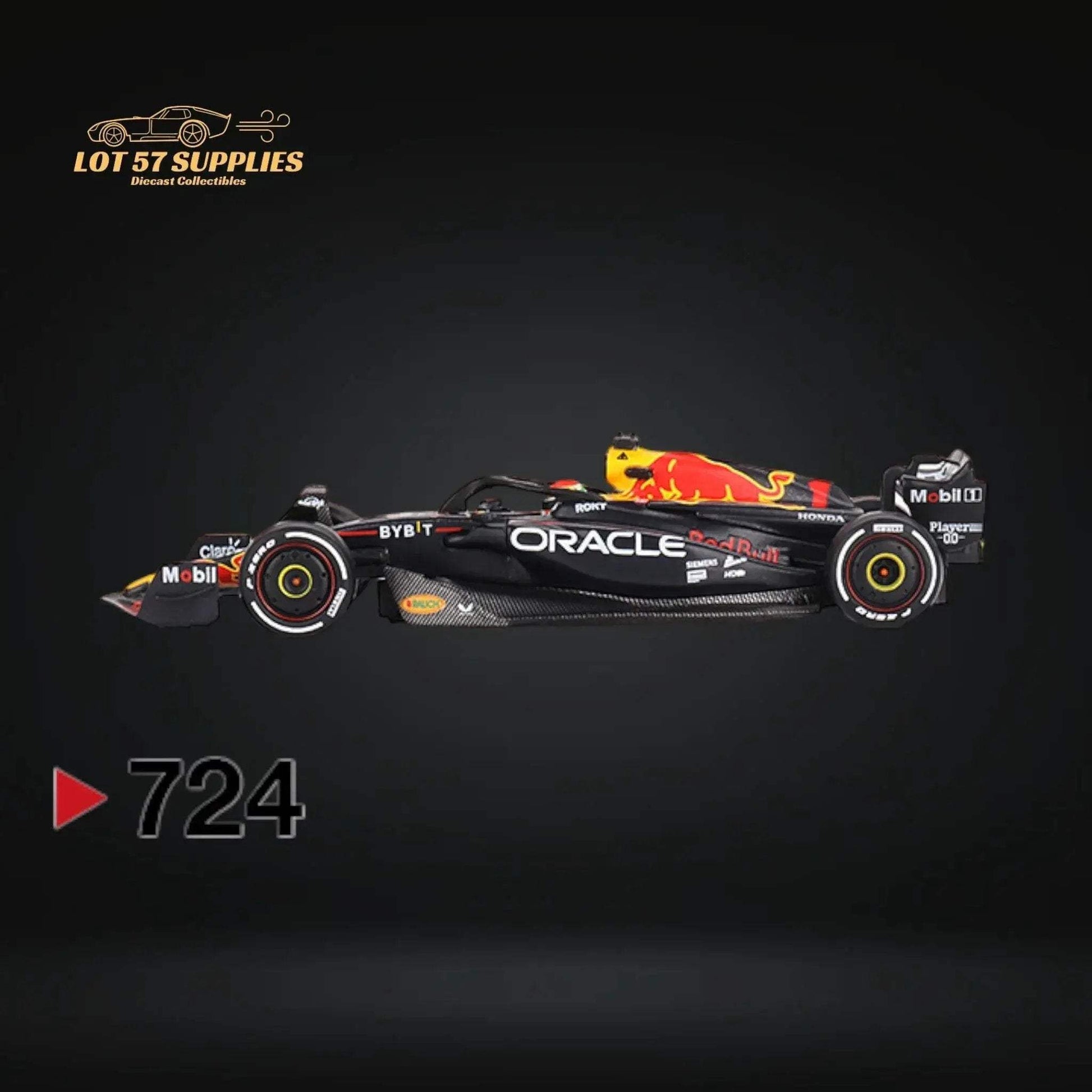 (Pre-Order) Mini-GT Oracle Red Bull Racing RB19 #1 Max Verstappen 2023 F1 2023 Bahrain GP Winner #724 1:64 MGT00724 - ToylandEU