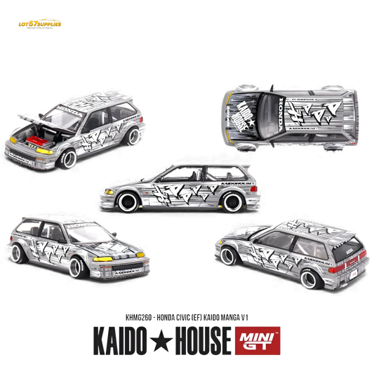 (Pre-Order) Mini GT x Kaido House Honda Civic EF Kaido Manga V1 1:64 - ToylandEU