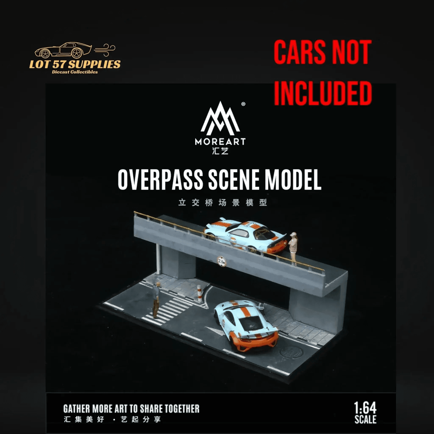 (Pre-Order) MoreArt OVERPASS SCENE MODEL Diorama Scene 1:64 MO901302 - ToylandEU
