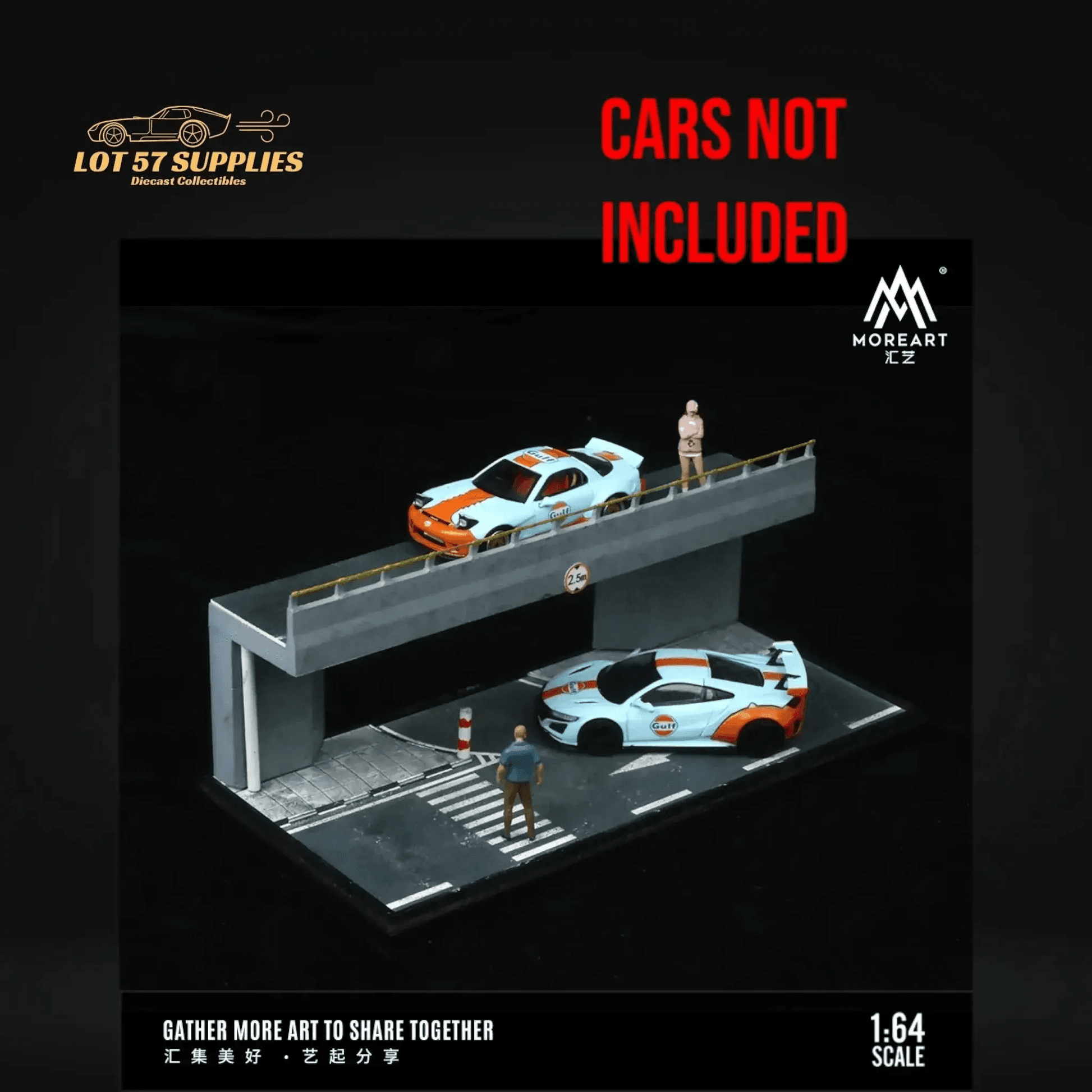 (Pre-Order) MoreArt OVERPASS SCENE MODEL Diorama Scene 1:64 MO901302 - ToylandEU