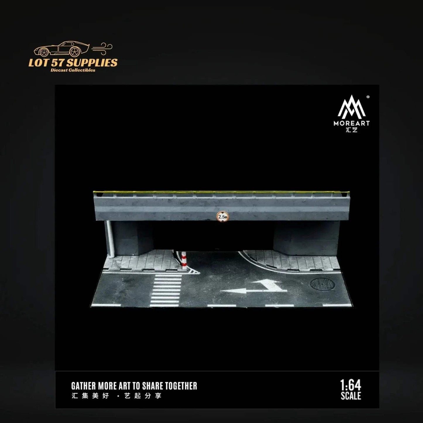 (Pre-Order) MoreArt OVERPASS SCENE MODEL Diorama Scene 1:64 MO901302 - ToylandEU
