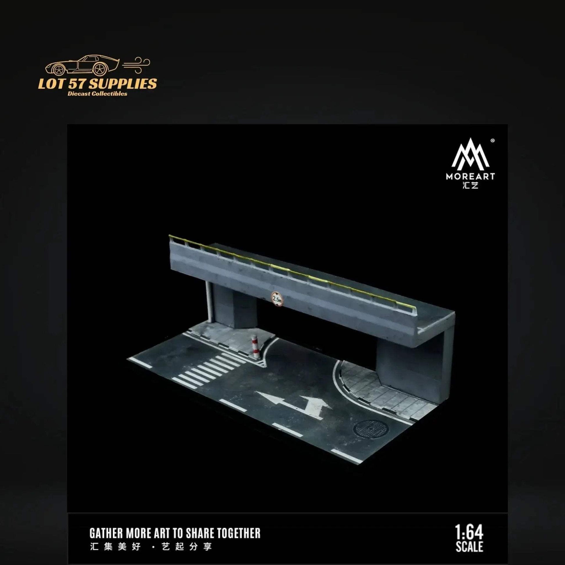(Pre-Order) MoreArt OVERPASS SCENE MODEL Diorama Scene 1:64 MO901302 - ToylandEU